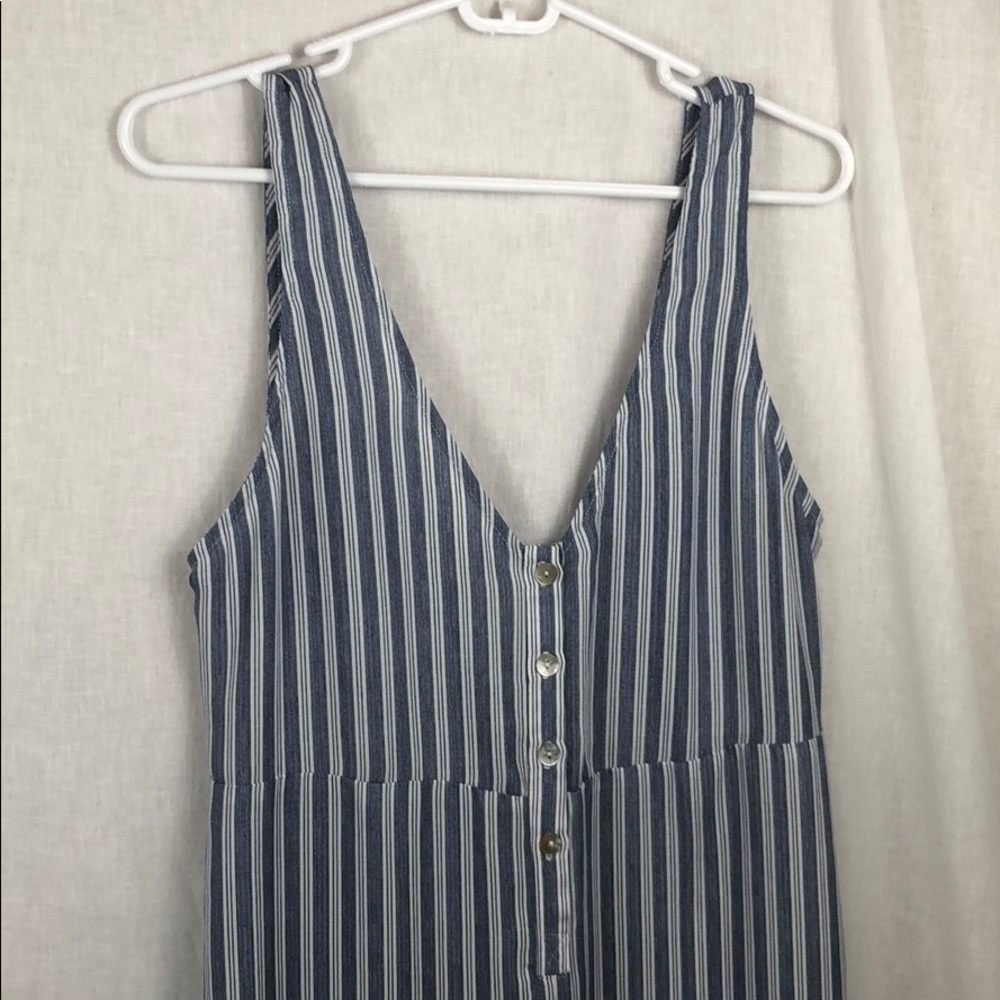 Pinstripe Jumpsuit